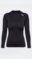 Seamless rashguard, dlouhý rukáv, BLACK (1)