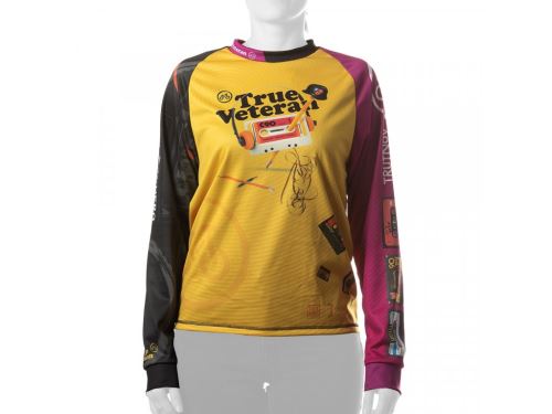 True Veteran Pink enduro jersey long sleeve