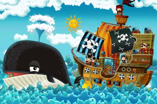 05 - Pirátská loď a velryba