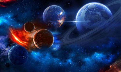 04 - Vesmír s hvězdami a planetami