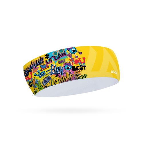 Čelenka Lava Grafiti Yellow