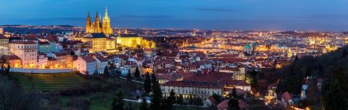 10 - Pohled na Prahu z Petřína, panorama